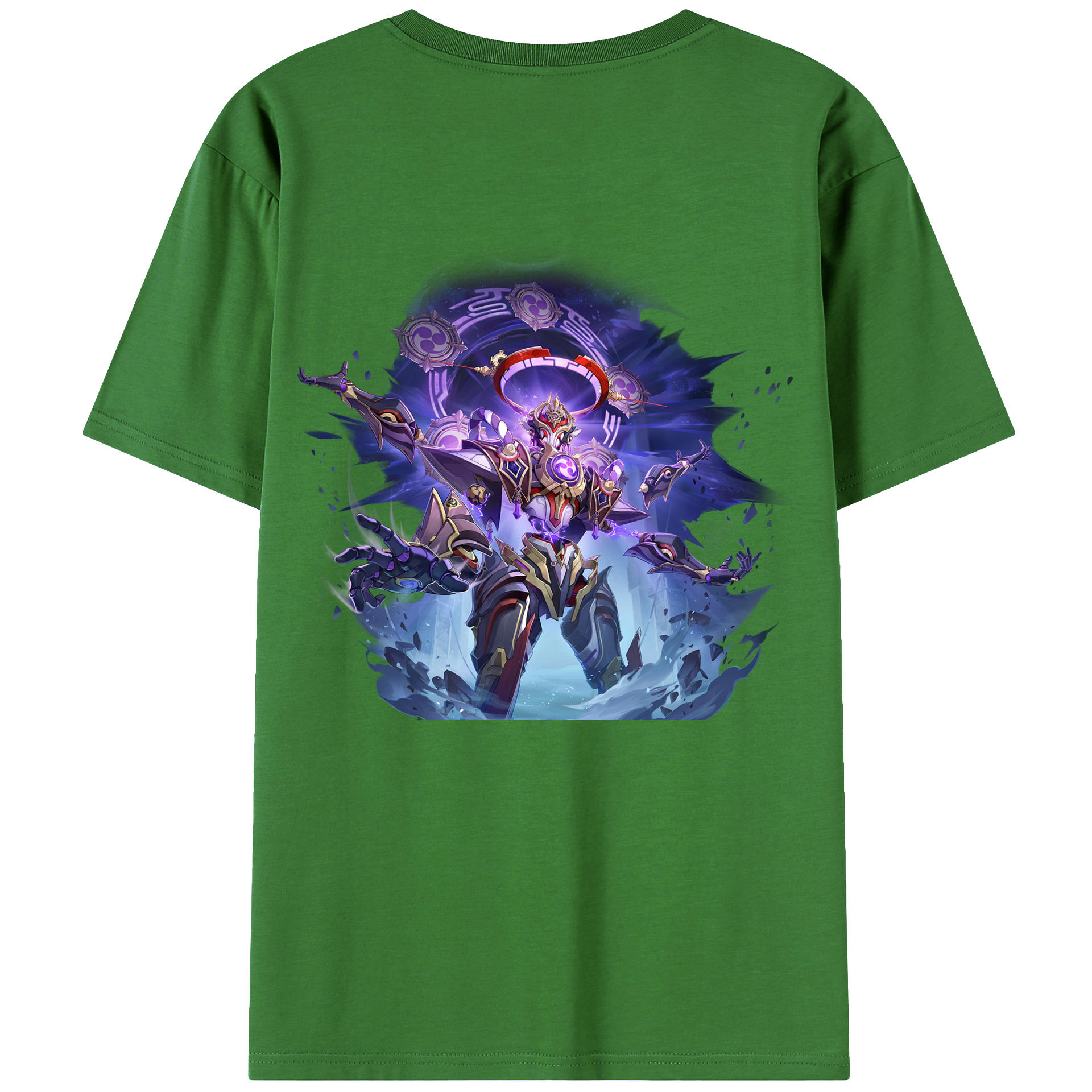 げんし神 さんペい genshin Sanpei レディース半袖Tシャツ(バックプリント)